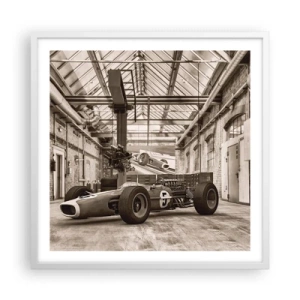 Poszter fekete keretben - A győztes pihenője - 60x60 cm