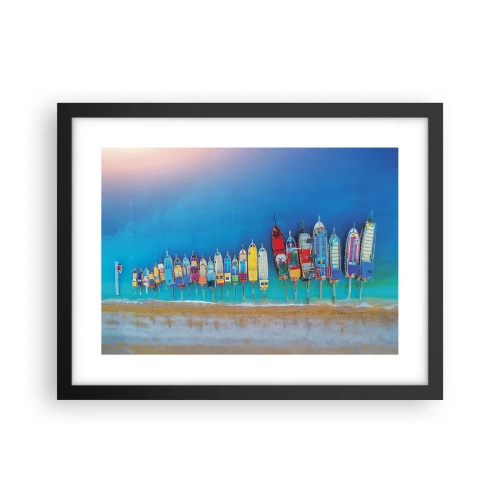 Poszter fehér keretben - Madártávlatból - 40x30 cm