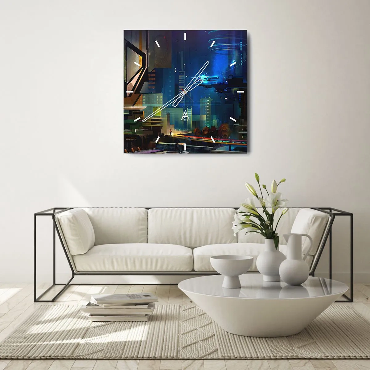 Falióra, Óra - A közel jövőben - 40x40 cm