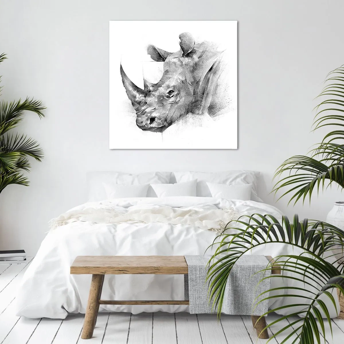 Vászonkép - Afrikai portré - 60x60 cm