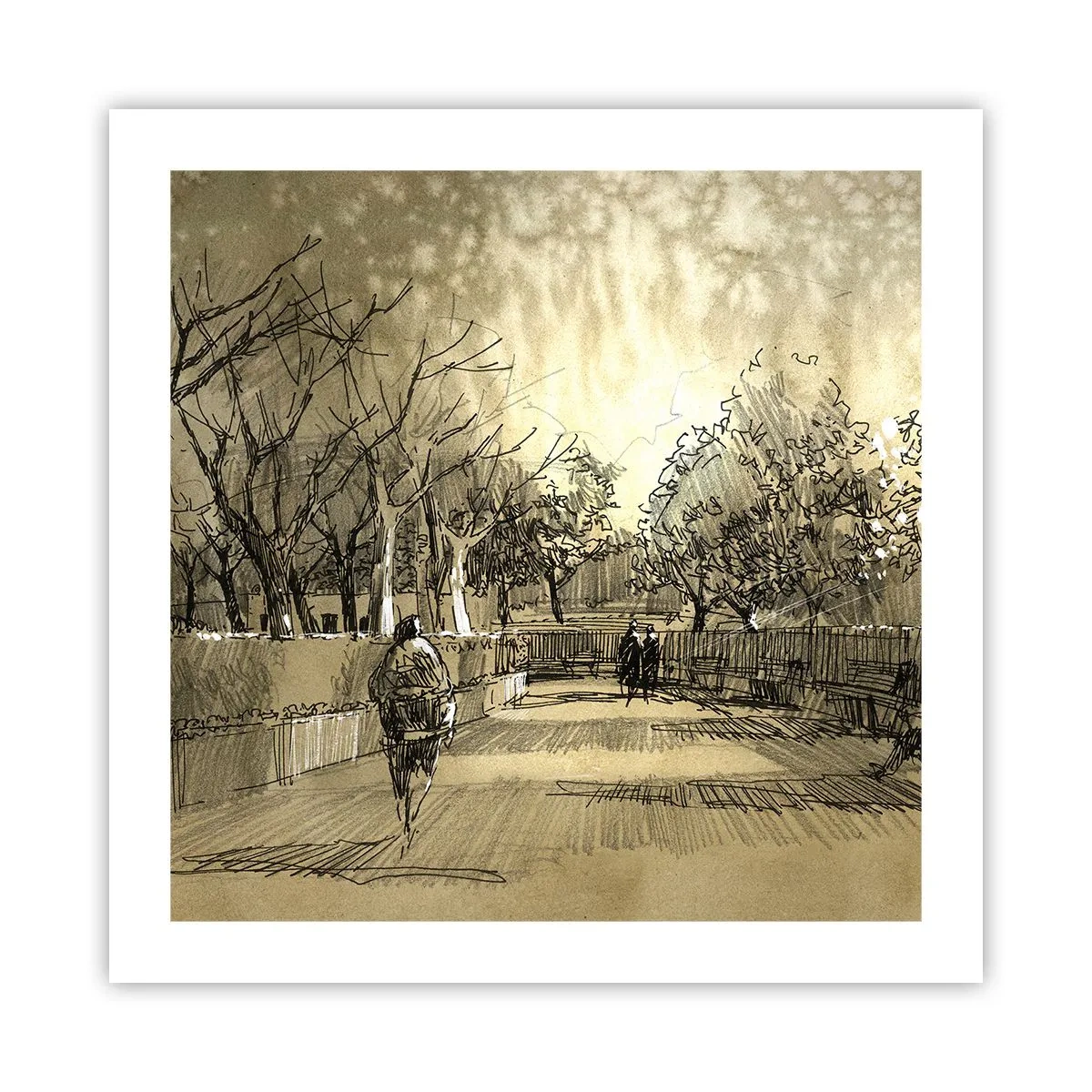 Poszter - Egy tollal megállított pillanat - 50x50 cm