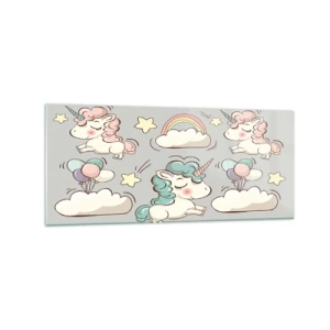 Üveg kép - Biztosan léteznek... - 120x50 cm