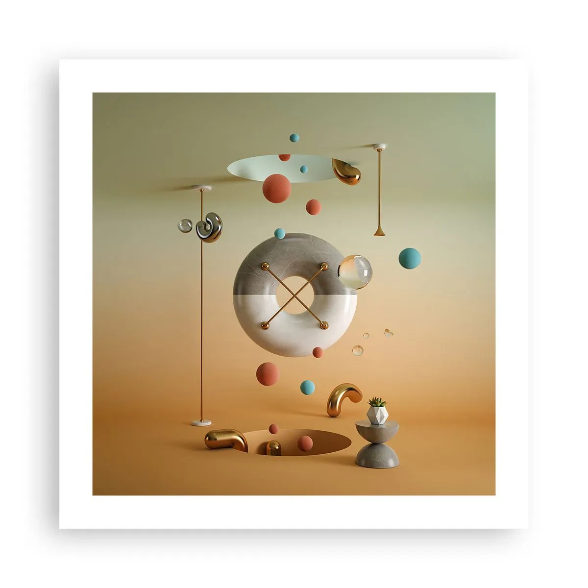 Poszter - Bármi megtörténhet - 50x50 cm