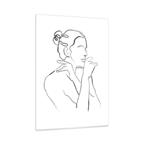 Üveg kép - Akt: érzéki misztérium - 50x70 cm