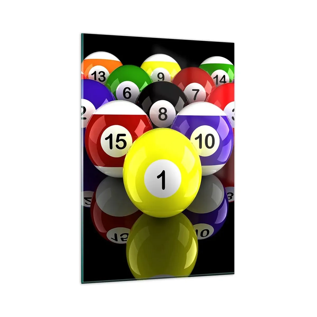 Üveg kép - Különböző játék színek - 80x120 cm