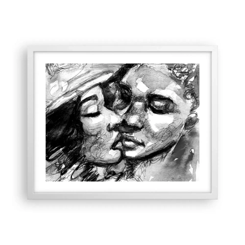 Poszter fekete keretben - Egy érzelmes pillanat - 50x40 cm