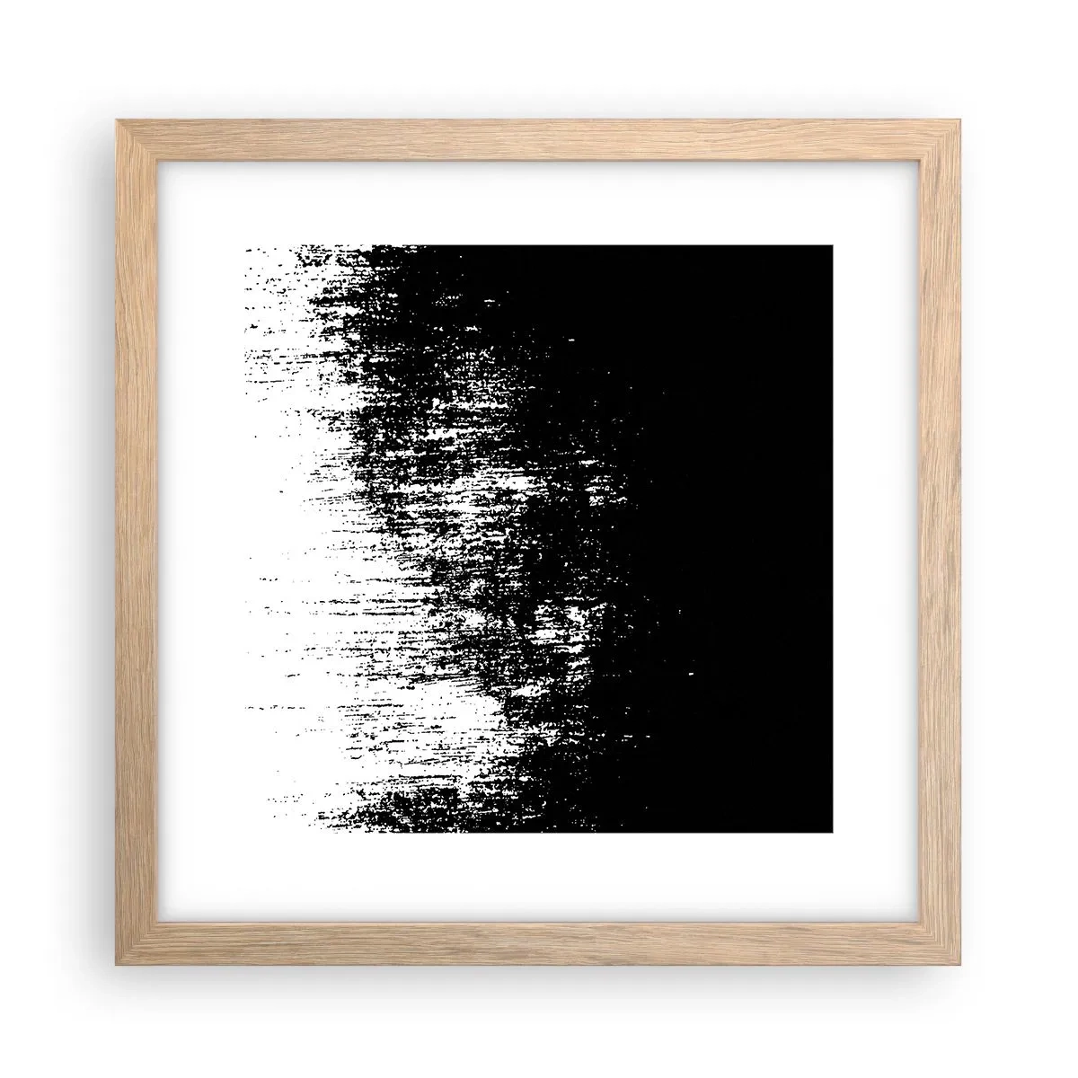 Poszter világos tölgy keretben - És a győztes ... - 30x30 cm