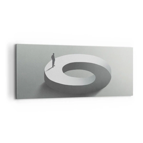 Vászonkép - És bölcsnek lenni - 100x40 cm