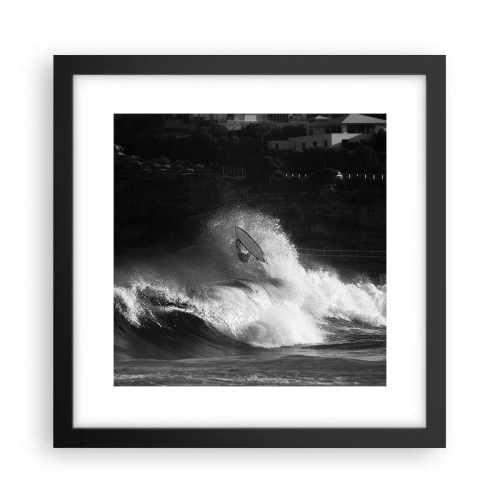 Poszter fehér keretben - Kihívás elfogadva! - 30x30 cm