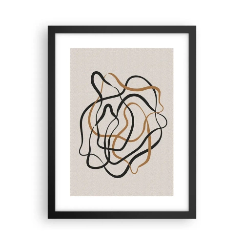 Poszter fehér keretben - Minden összezavarodott - 30x40 cm