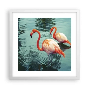 Poszter fekete keretben - Most divatban vagyunk - 40x40 cm