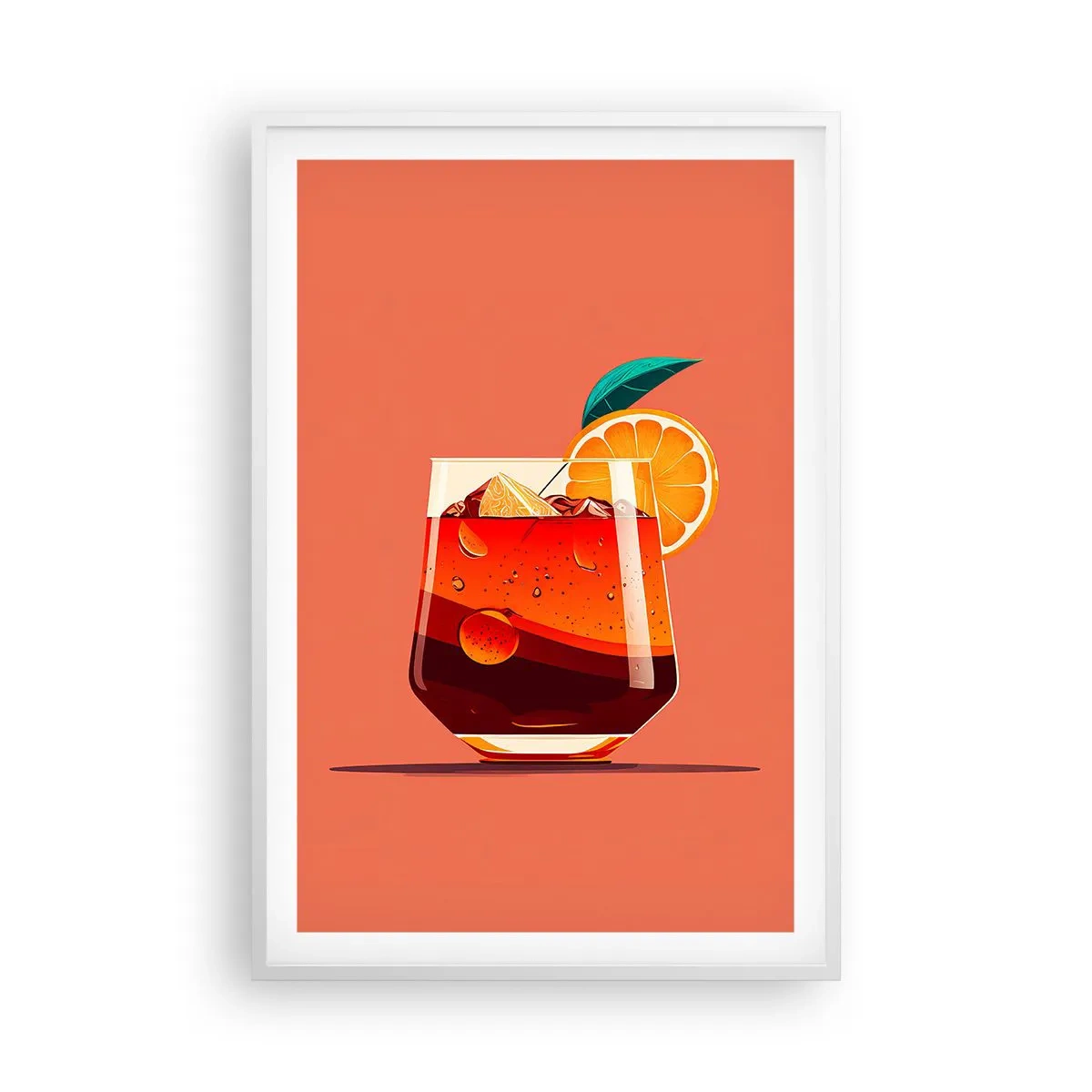 Poszter fekete keretben - Nyári felfrissülés - 61x91 cm