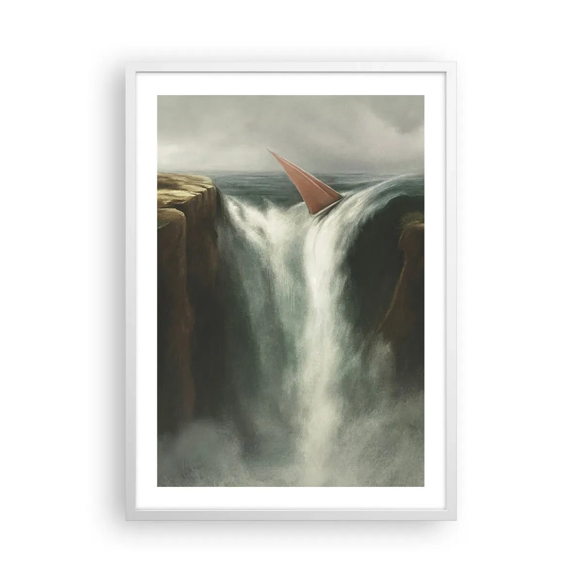 Poszter fekete keretben - Az élet óvatossága - 50x70 cm