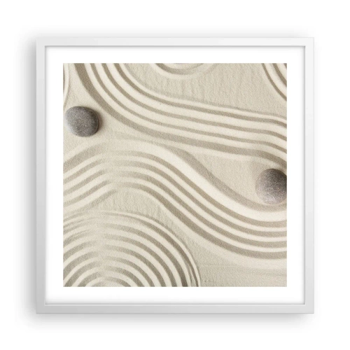 Poszter fekete keretben - A meleg érintése - 50x50 cm