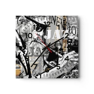 Falióra, Óra - A New York ritmusában - 30x30 cm