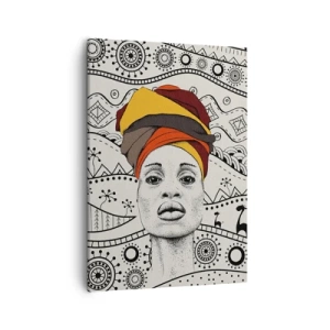 Vászonkép - Afrikai portré - 50x70 cm