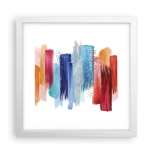 Poszter fekete keretben - Fel és le - 30x30 cm