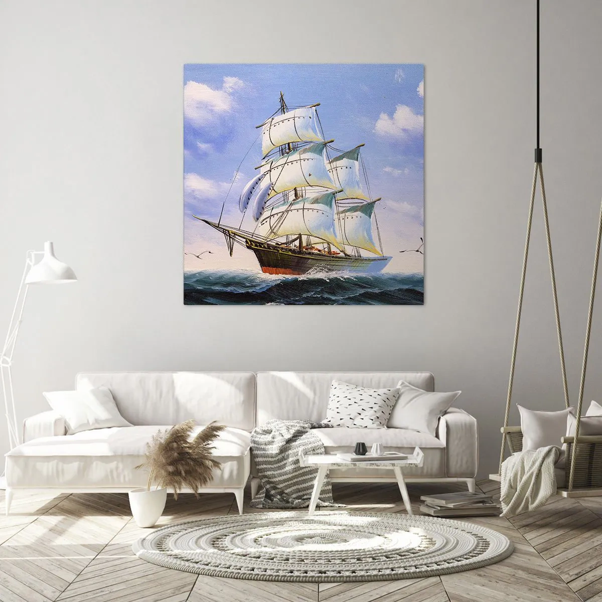 Vászonkép - Büszkén a széllel - 60x60 cm