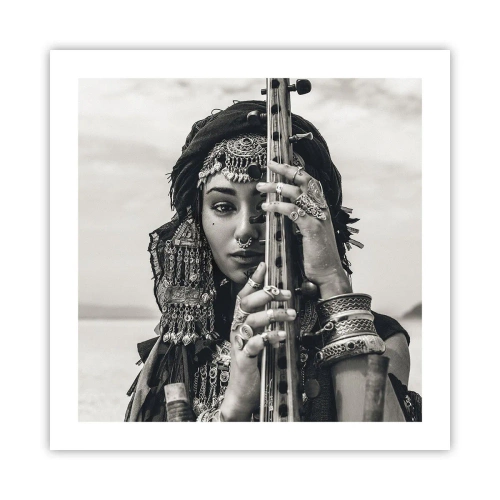 Poszter - Csak a keleti zene - 50x50 cm