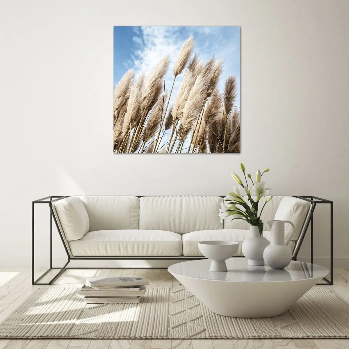 Üveg kép - Napos és szeles simogatás - 70x70 cm