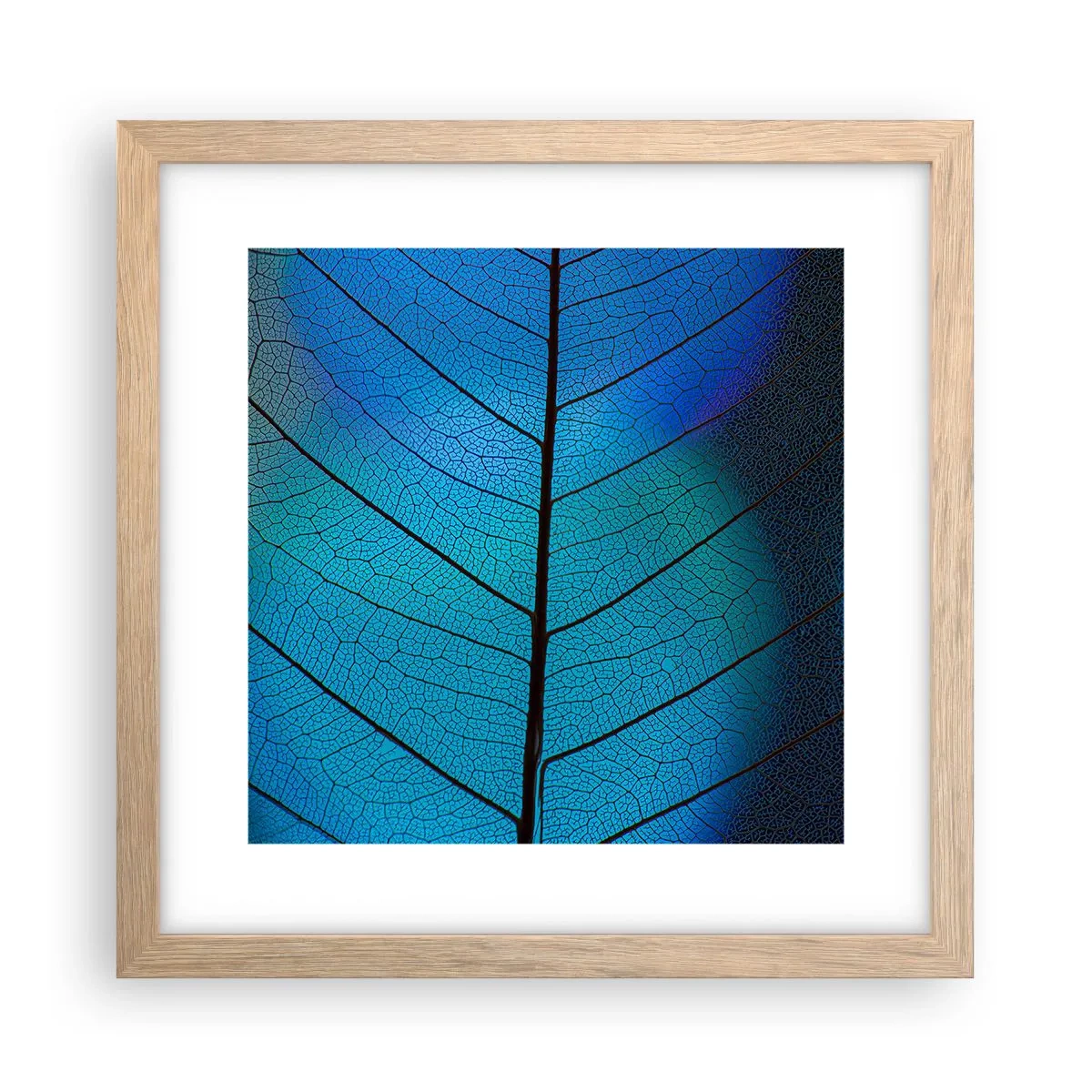 Poszter világos tölgy keretben - Bonyolult konstrukció - 30x30 cm