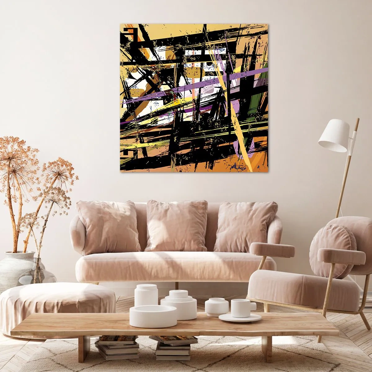 Vászonkép - Éles vágás - 50x50 cm