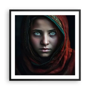 Poszter fehér keretben - Keleti hercegnő - 60x60 cm