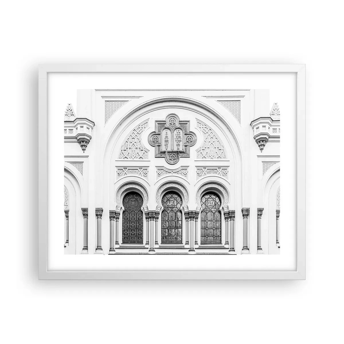 Poszter fekete keretben - A kultúrák határán - 50x40 cm