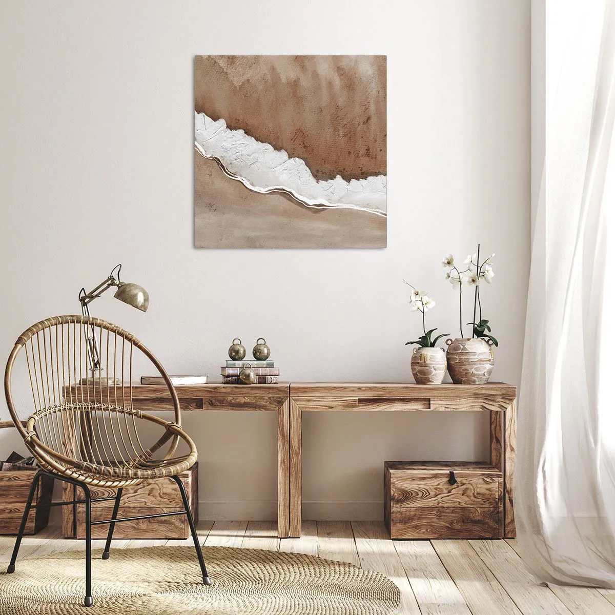 Vászonkép - A föld színeiben - 40x40 cm