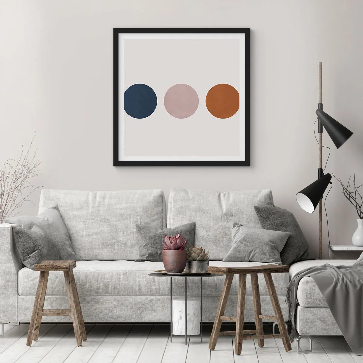 Poszter fehér keretben - A tökéletesség szimbóluma - 60x60 cm