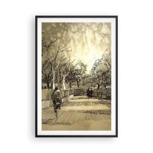 Poszter fehér keretben - Egy tollal megállított pillanat - 61x91 cm