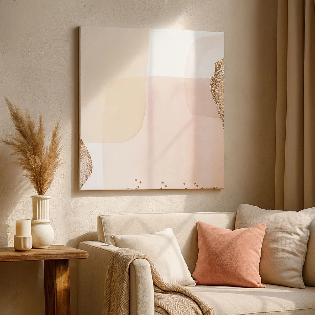 Vászonkép - Egy pillantás a színeken keresztül - 30x30 cm