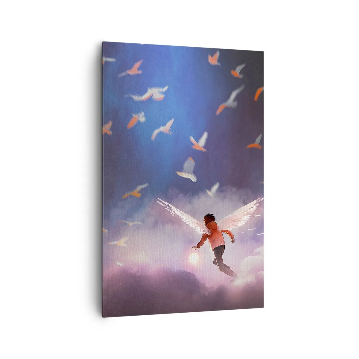 Vászonkép - Képzeletre és bátorságra van szüksége - 80x120 cm