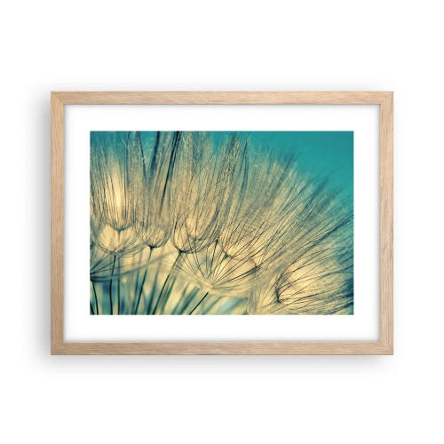 Poszter világos tölgy keretben - A szélre várva - 40x30 cm