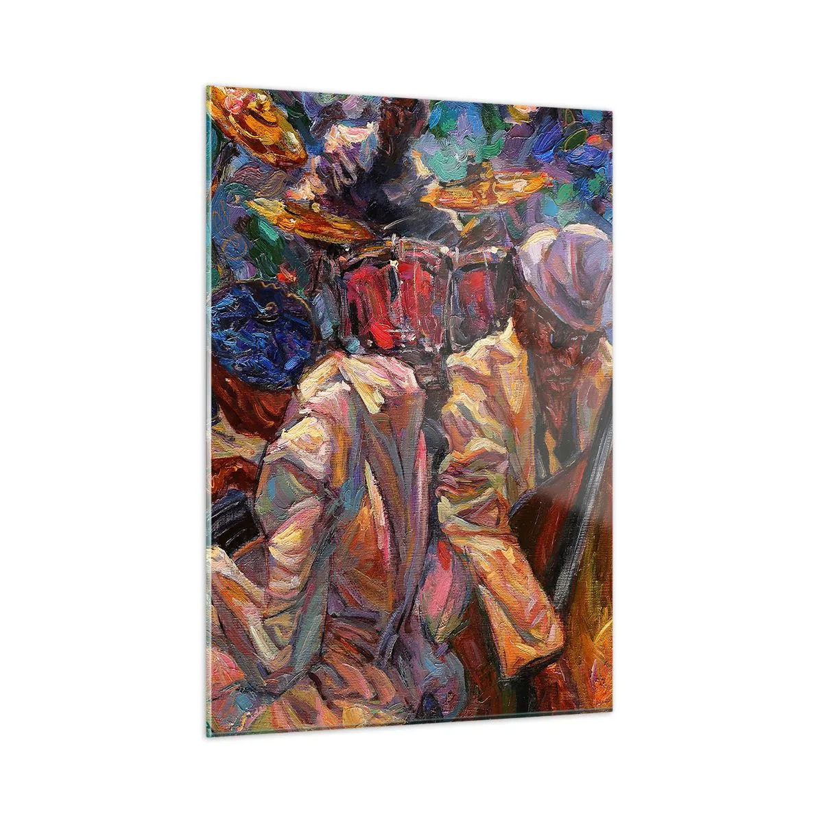 Üveg kép - Egy ritmusban - 50x70 cm