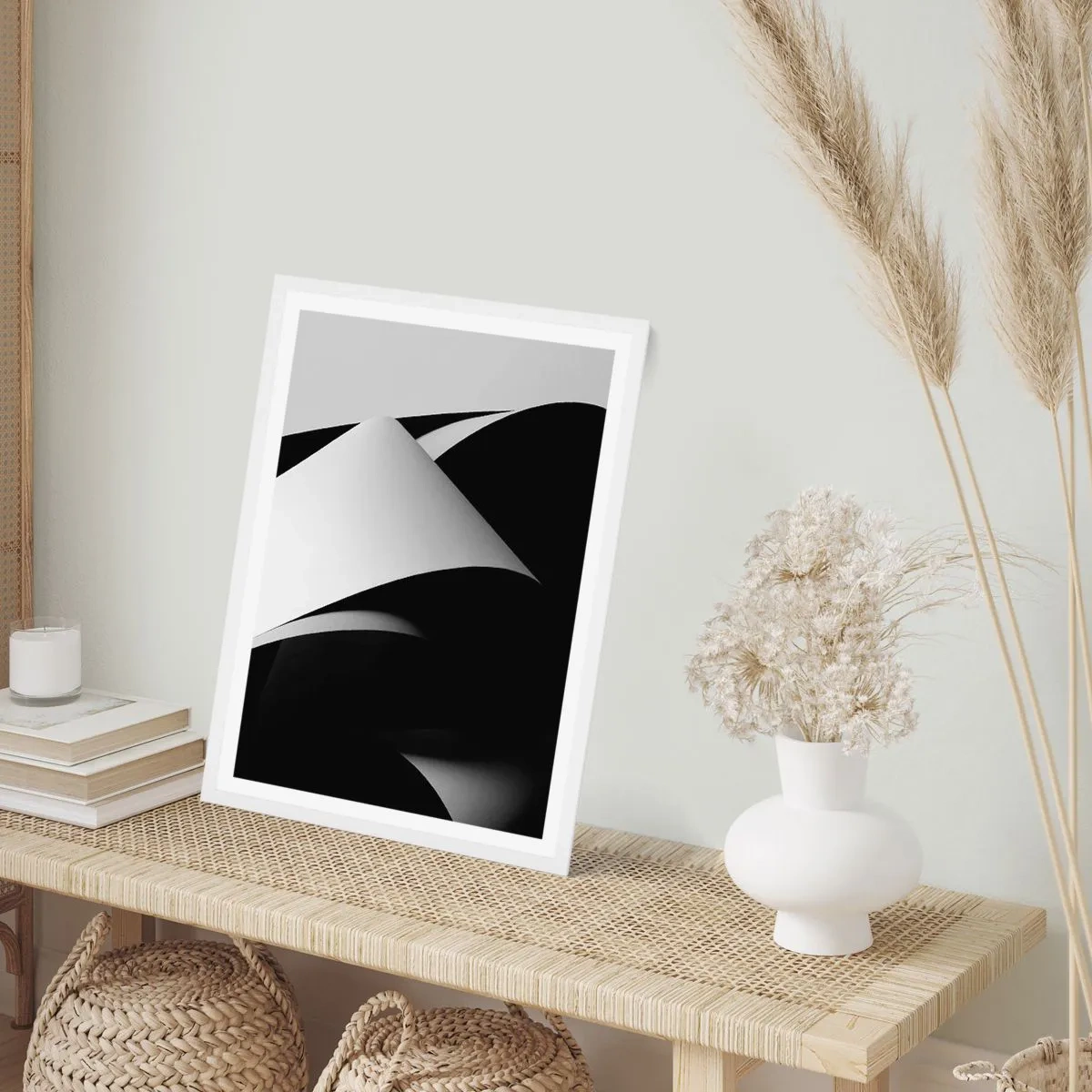 Poszter fekete keretben - Fénysíkok az árnyék mélyéről - 61x91 cm