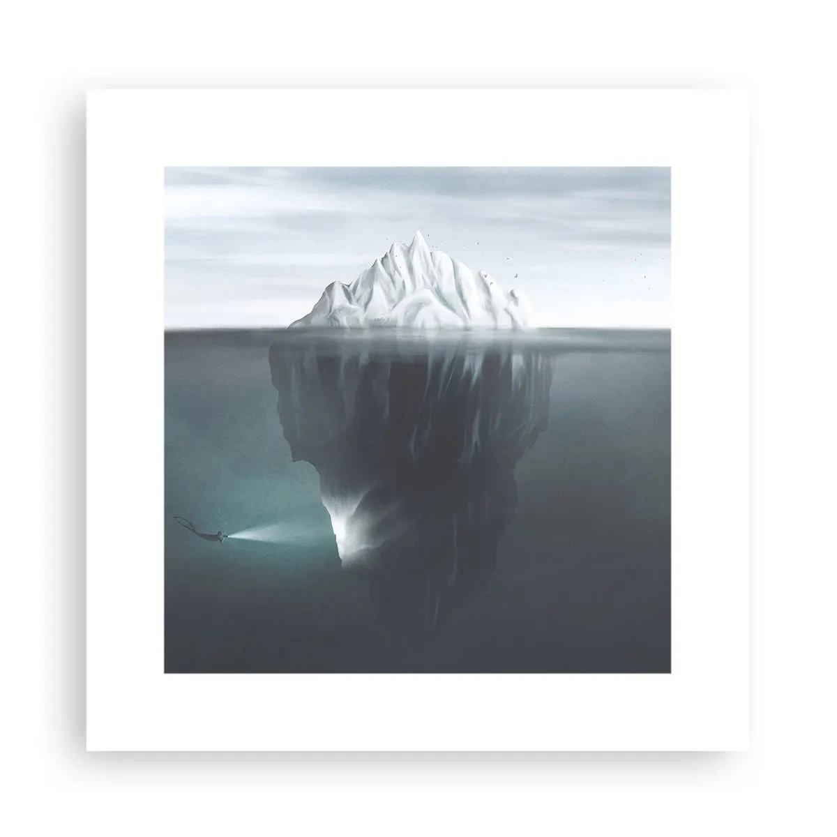 Poszter - Víz alatti rejtély - 30x30 cm