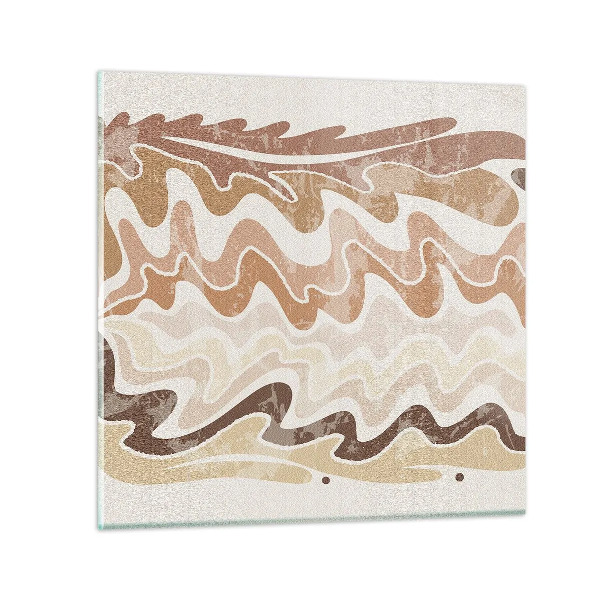 Üveg kép - Jó energia - jó érzelmek - 60x60 cm