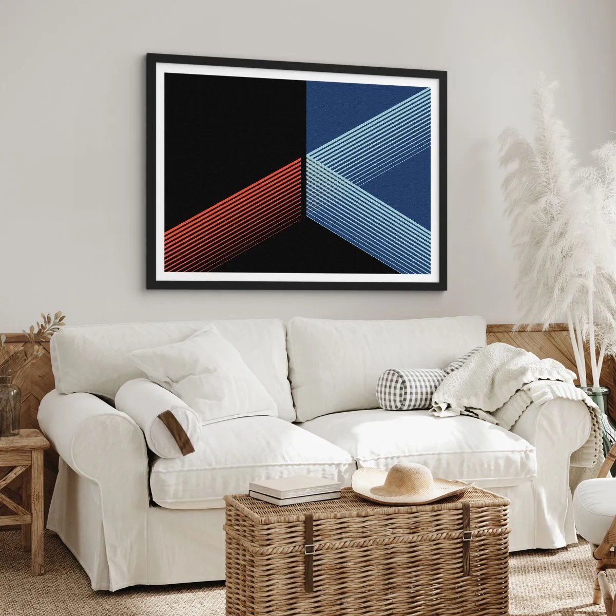 Poszter fehér keretben - Egyszerű történet - 50x40 cm
