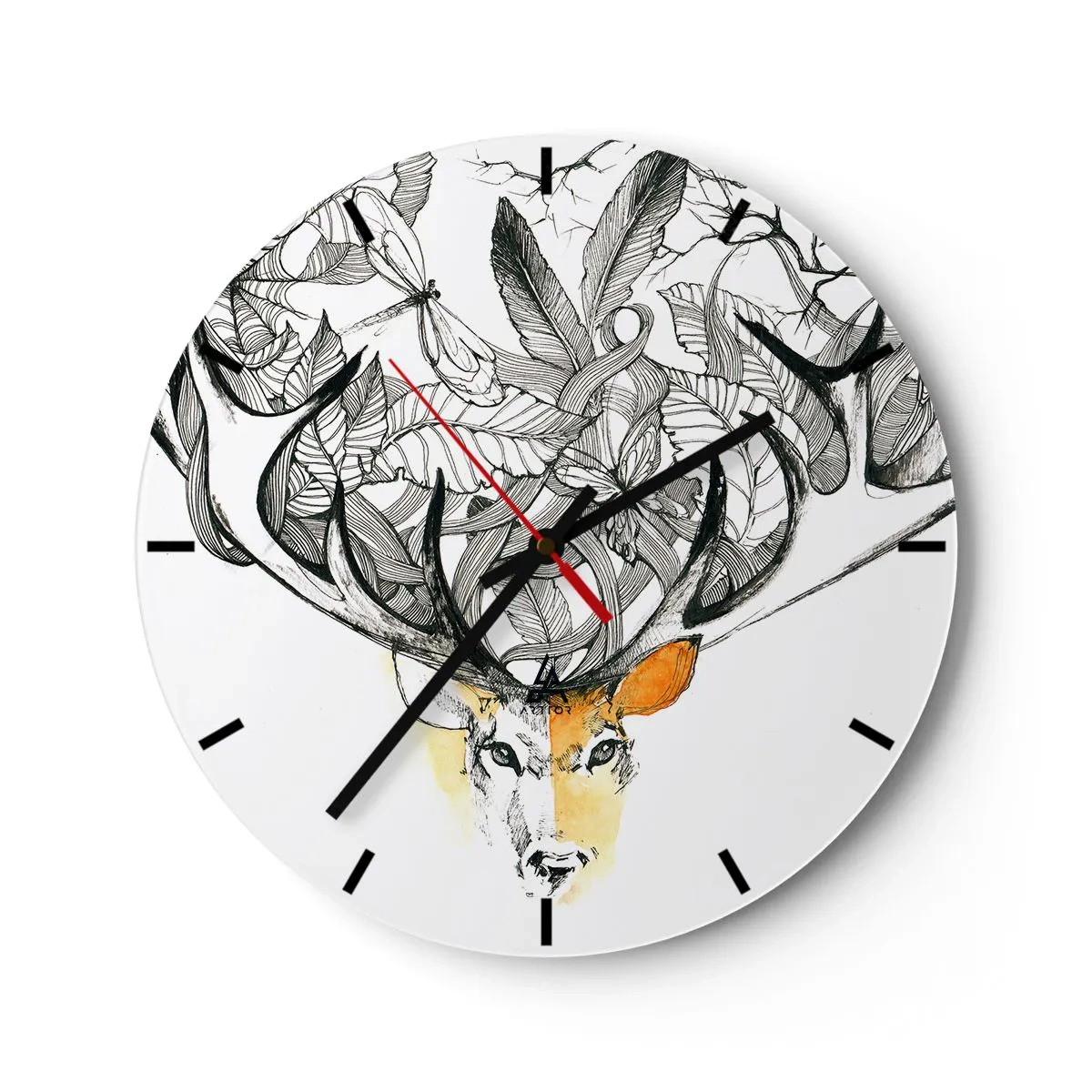 Falióra, Óra - A bőség szarvai - 40x40 cm