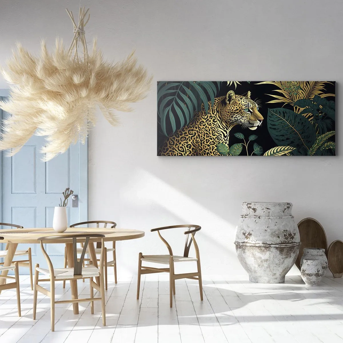 Vászonkép - A házigazda a dzsungelben - 100x40 cm