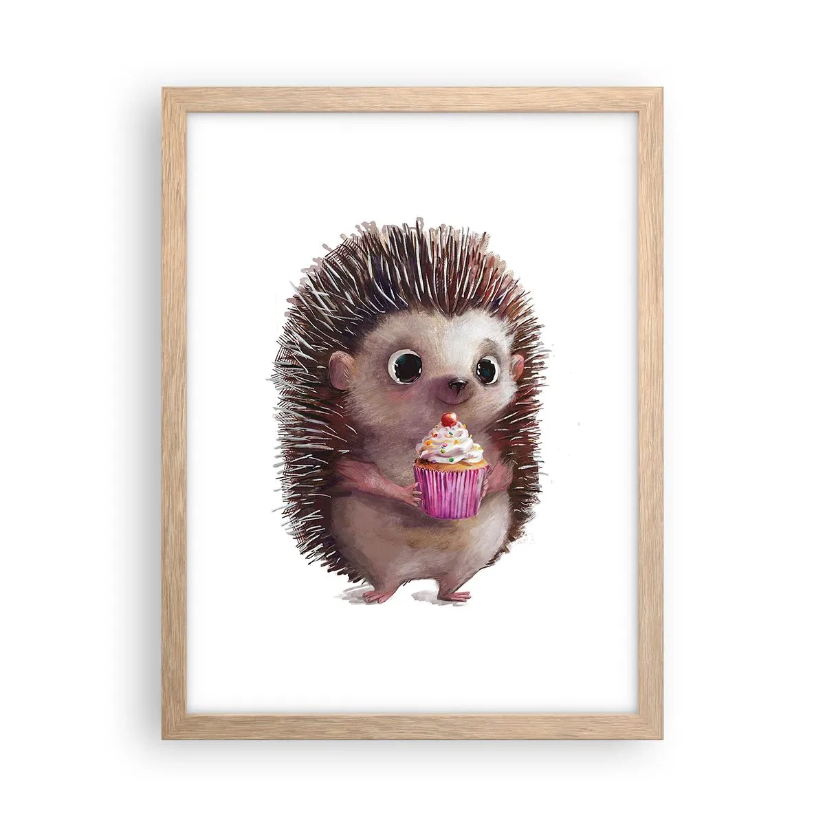 Poszter világos tölgy keretben - Ünnep van minden nap - 30x40 cm