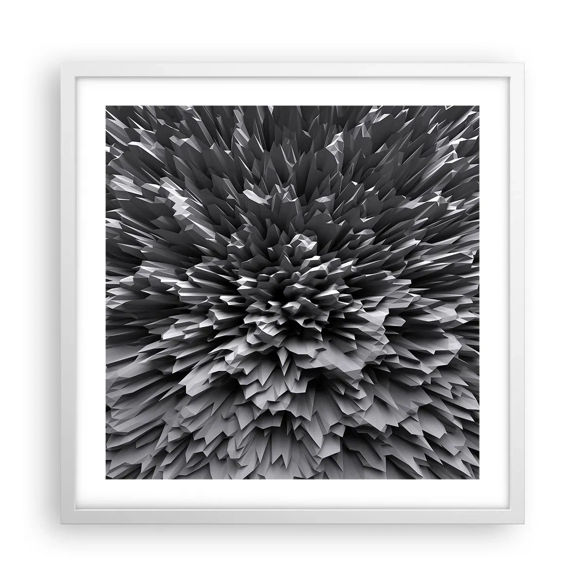 Poszter fekete keretben - Ennél élesebb már nem lehet. - 50x50 cm