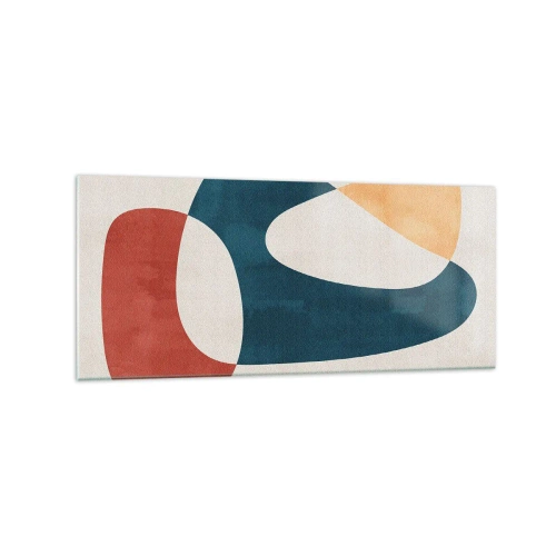 Üveg kép - Befolyások és metamorfózisok - 120x50 cm