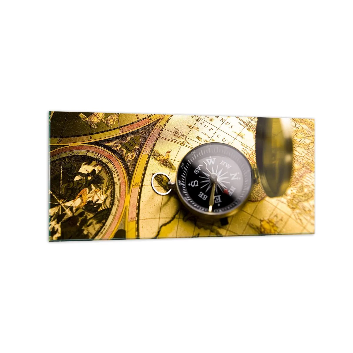 Üveg kép - Vagy talán a világ végére? - 120x50 cm