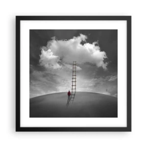 Poszter fehér keretben - Minden lehetséges - 40x40 cm