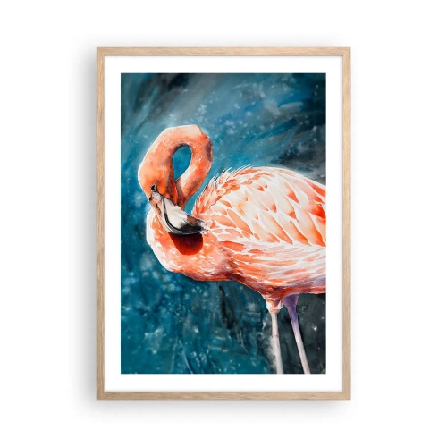 Poszter világos tölgy keretben - Természetesen dekoratív - 50x70 cm