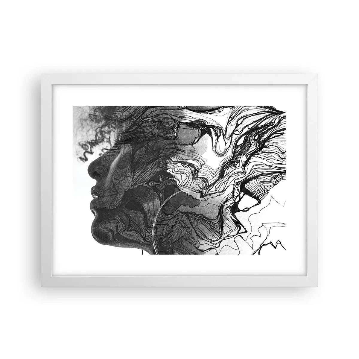 Poszter fekete keretben - Álmokba gabalyodva - 40x30 cm