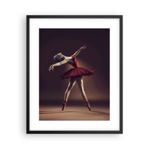 Poszter fehér keretben - Egy prima balerina - 40x50 cm