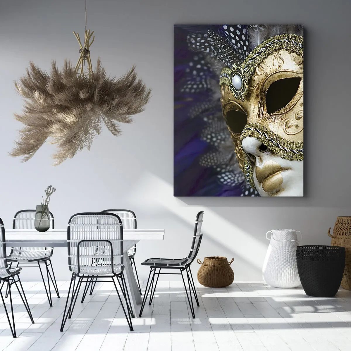 Vászonkép - Velencei portré aranyban - 50x70 cm
